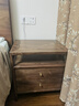 西枝北美黑胡桃木床頭柜新中式宋式美學(xué)臥室儲物柜實(shí)木小型床邊柜 煦風(fēng)床頭柜*2【北美黑胡桃木】 曬單實(shí)拍圖