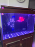 森森（SUNSUN）中式超白魚(yú)缸客廳大型玻璃智能生態(tài)底過(guò)濾龍魚(yú)缸水族箱 超白 1米長(cháng)35cm寬 合金液壓蓋 剛果木色 曬單實(shí)拍圖
