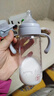 愛(ài)得利（evorie）吸管奶瓶1-3歲直飲杯 嬰兒玻璃12個(gè)月以上300ml帶手柄重力球 曬單實(shí)拍圖