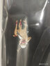 勞倫拉保羅高端品牌短袖t恤男夏季新款圓領(lǐng)刺繡寬松商務(wù)休閑絲光棉打底上衣 黑色 3XL (建議180-200斤） 曬單實(shí)拍圖