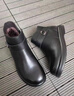 足力健冬季加絨靴子女保暖皮靴中老年棉皮鞋女士短靴女鞋 6283K黑色35 曬單實(shí)拍圖