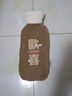 JCZS日本熱水袋老人專(zhuān)用灌注水加厚防爆毛絨暖手寶暖腳窩神器長(cháng)條熱敷 歡喜膚德絨900ml暖被窩神器 曬單實(shí)拍圖
