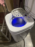 榮事達8.6KG脫水機甩干機大容量家用 單脫迷你小型甩干桶單桶 10白蓋【不銹鋼內筒】藍光款 曬單實(shí)拍圖