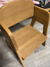 Aooboy山毛櫸兒童椅靠背椅實(shí)木可升降家用學(xué)習小椅子寶寶板凳幼兒園 原木色椅子 曬單實(shí)拍圖