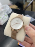 LOSENGS新款女士手表全自動(dòng)機械表防水時(shí)尚情人節禮物專(zhuān)用女表 升級版玫金白面+送皮帶 曬單實(shí)拍圖