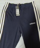 adidas情侶款休閑運動(dòng)褲男女春季阿迪達斯官方輕運動(dòng) 黑色/白色   XL 曬單實(shí)拍圖