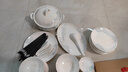 國玥景德鎮骨瓷碗盤(pán)餐具家用餐具整套簡(jiǎn)約陶瓷碗具套裝釉下彩碗筷喬遷 暮云流年56頭彩箱版 曬單實(shí)拍圖
