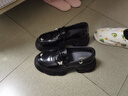 金利來(lái)（Goldlion）女鞋粗跟亮面樂(lè )福鞋蝴蝶扣飾厚底單鞋女一腳蹬G669430186黑色37 曬單實(shí)拍圖