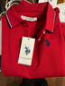 U.S. POLO ASSN.商場(chǎng)同款POLO衫女長(cháng)袖純棉親膚透氣商務(wù)休閑寬松百搭 紅色 M  曬單實(shí)拍圖