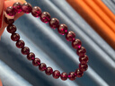 石玥珠寶收藏級7-8mm巴西紫牙烏石榴石手鏈轉運珠天然手串男女士款禮物 曬單實(shí)拍圖