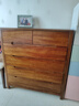 至豪全實(shí)木胡桃木六斗柜客廳抽屜收納柜置物柜餐廳五斗櫥柜臥室置物柜 六斗【胡桃色】正100*側45*高106cm[整裝發(fā)貨-免安裝] 曬單實(shí)拍圖