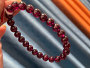 石玥珠寶收藏級7-8mm巴西紫牙烏石榴石手鏈轉運珠天然手串男女士款禮物 曬單實(shí)拍圖