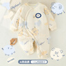 棉芹（MianQin）嬰兒秋冬衣服A類(lèi)純棉寶寶外出爬爬服哈衣120g純棉嬰兒連體衣 動(dòng)物園【120克棉蝴蝶衣】 59碼（建議寶寶體重：8-12斤） 曬單實(shí)拍圖