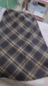 朵世界格紋開(kāi)叉毛呢半身裙女秋冬加厚復古高腰顯瘦a字中長(cháng)款格子包臀裙 咖格-加厚面料 XXL碼(131-145斤選擇) 曬單實(shí)拍圖