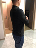 真維斯戶(hù)外運動(dòng)王一博代言長(cháng)袖T恤男秋冬季半高領(lǐng)商務(wù)中青年打底衫 黑色 2XL 曬單實(shí)拍圖