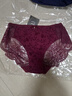 tutuanna內褲女花朵刺繡蕾絲邊女士短褲 177714-14 L 曬單實(shí)拍圖
