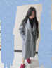 曼利鳥(niǎo)2026秋冬新款高端雙面羊絨羊毛大衣女士中長(cháng)款小個(gè)子羊毛呢外套 炭灰色 S 80-110斤 曬單實(shí)拍圖