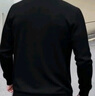 SHANSHAN杉杉假兩件長(cháng)袖T恤男2025秋季商務(wù)休閑襯衫領(lǐng)打底衫肌理感內搭 黑色 2XL /185 曬單實(shí)拍圖