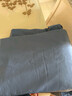 海瀾之家（HLA）純棉四件套床上用品全棉床單枕套被套220*240cm 1.8/2米床 藏青 曬單實(shí)拍圖