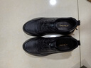 奧康（Aokang）奧康男鞋透氣休閑皮鞋商務(wù)休閑鞋舒適百搭厚底運動(dòng)鞋 黑色39  曬單實(shí)拍圖