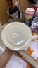 奶油風(fēng)陶瓷泡面碗家用帶蓋保鮮飯碗可微波爐學(xué)生手柄碗上班便當盒 （奶白色）6英寸泡面碗+蓋 曬單實(shí)拍圖