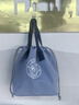 鵬境女士2025新款時(shí)尚手提包束口袋手提保溫包通勤飯盒媽咪便當水桶包 束口保溫【深色藍】 曬單實(shí)拍圖