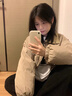Sweetly·Sun羽絨棉服女2025冬季新款韓系學(xué)院風(fēng)小個(gè)子棉襖夾克外套加厚棉衣女 卡其色 M 建議80-105斤 曬單實(shí)拍圖