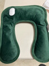 電熱水袋取暖器家用充電式暖水袋U型充電式熱水袋脖子熱敷頸椎暖水袋肩膀親膚防爆電暖肚子電加熱 絨布款-墨綠色 U型充電式 曬單實(shí)拍圖