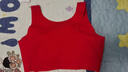 婷美女童紅色本命年內衣套裝2025馬年衣服兒童少女發(fā)育期文胸背心12歲 曬單實(shí)拍圖