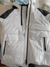 威可多（VICUTU）男士鵝絨服冬季蓄熱商務(wù)休閑短款羽絨服 白色 L 曬單實(shí)拍圖