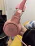 ONIKUMA電腦耳機頭戴式有線(xiàn)電競游戲耳機帶麥克風(fēng)貓耳朵男女生主播吃雞降噪耳麥發(fā)光臺式機筆記本通用耳機 可愛(ài)粉貓耳版（RGB發(fā)光頭梁） 曬單實(shí)拍圖