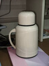 胖東來(lái)同款熱賣(mài)便攜暖水瓶家用小暖瓶保溫瓶辦公室迷你小暖壺熱水瓶 1.6L【】7159白墩墩 整套（外殼+內膽+塑料塞 曬單實(shí)拍圖