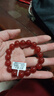 吉千年涼山南紅瑪瑙手鏈單圈南紅12mm手串本命年禮物柿子紅生日禮物 南紅12mm*16+1顆 曬單實(shí)拍圖