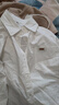 奧豚寬松純棉襯衫女新款女士上衣打底衫AT3594 白色  L 曬單實(shí)拍圖