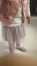 優(yōu)衣庫嬰幼兒寶寶花式短裙半身裙柔軟薄紗粉色公主風(fēng)蓬蓬裙479646 11 粉紅色 110 曬單實(shí)拍圖