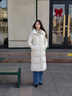 波司登25年羽絨服女款冬季鵝絨加厚連帽商務(wù)通勤百搭超長(cháng)款外套商場(chǎng)同款 曬單實(shí)拍圖