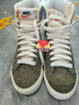 耐克NIKE板鞋高幫女經(jīng)典BLAZER MID '77運動(dòng)鞋DV7006-201橄欖綠36.5 曬單實(shí)拍圖