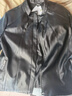 啄木鳥(niǎo)2025春秋季新款海寧真皮皮衣女短款修身韓版綿羊皮夾克立領(lǐng)小外套 黑色 4XL 曬單實(shí)拍圖