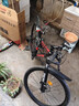 捷特耐斯山地自行車(chē)成人男女變速車(chē) 學(xué)生上學(xué)青少年上班代步車(chē) BL-豪華硬叉版【輻條輪】-黑紅色 26寸 24速 曬單實(shí)拍圖