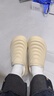 ECAC手術(shù)室醫護棉拖鞋女款2025新款醫護專(zhuān)用防滑防水厚底包跟棉鞋男士 卡其（升級款-加絨加厚防水） 38 -39碼（建議37-38的腳穿） 曬單實(shí)拍圖