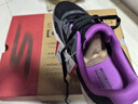斯凱奇（Skechers）女鞋秋冬2025新款休閑鞋減震跑步鞋輕便軟底媽媽鞋網(wǎng)面老人運動(dòng)鞋 /黑色/紫色-BKPR 37 /參考常規尺碼37-37.5碼左右 曬單實(shí)拍圖