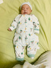 翹腳鴨嬰兒衣服新生兒連體衣滿(mǎn)月寶寶爬爬服純棉包屁睡衣百天春秋冬季73 曬單實(shí)拍圖