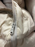 雪中飛羽絨服女2025冬季短款寬松背心輕薄馬甲淺米色M 曬單實(shí)拍圖