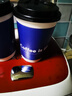 盈喜客一次性咖啡杯紙杯帶蓋 雙層加厚奶茶杯豆漿熱飲杯防燙330ML*50套 曬單實(shí)拍圖