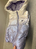 巴拉巴拉【庫洛米IP】女童背心羽絨馬甲2025新款秋冬童裝兒童連帽三麗鷗萌 紫色調00377 110 充絨量45g 曬單實(shí)拍圖