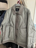 太平鳥(niǎo)男裝羽絨服25冬季款寬松襯衫羽絨 B2ACF420B 灰色2 L 曬單實(shí)拍圖