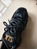 莎萊茜（SALAXI）2025秋冬新品男鞋氣墊老爹鞋男女款情侶百搭厚底增高運動(dòng)休閑鞋 黑色 42 【男款】 曬單實(shí)拍圖