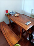實(shí)木大板茶桌奧坎大板桌原木整板大板辦公桌胡桃木大板茶臺餐桌 大板預付款（余款到付） 曬單實(shí)拍圖