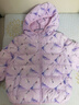 迪士尼兒童羽絨服輕薄童裝女童棉服外套2026秋冬新款寶寶短款羽絨服衣服 曬單實(shí)拍圖