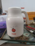 希樂(lè )（cille）保溫壺家用316不銹鋼學(xué)生宿舍按壓式辦公室開(kāi)熱水瓶大容量暖水壺 奶咖白 1.25L【送5張貼紙+杯刷-316不銹鋼內膽】 曬單實(shí)拍圖